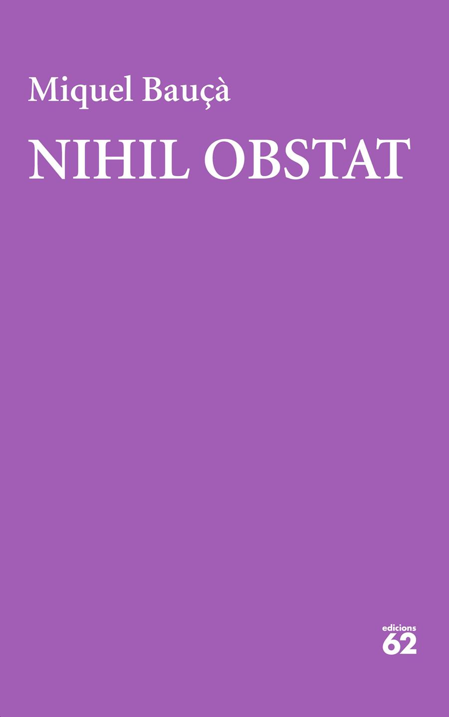 Nihil obstat | Bauçà Rosselló, Miquel | Cooperativa autogestionària