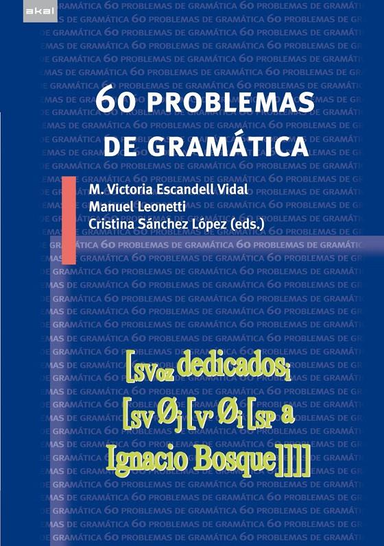 60 problemas de gramática | AAVV | Cooperativa autogestionària