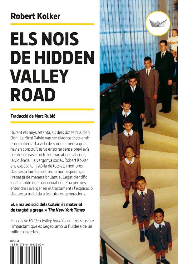 Els nois de Hidden Valley Road | Kolker, Robert | Cooperativa autogestionària