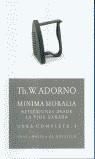 Minima Moralia | Adorno, Th. W | Cooperativa autogestionària