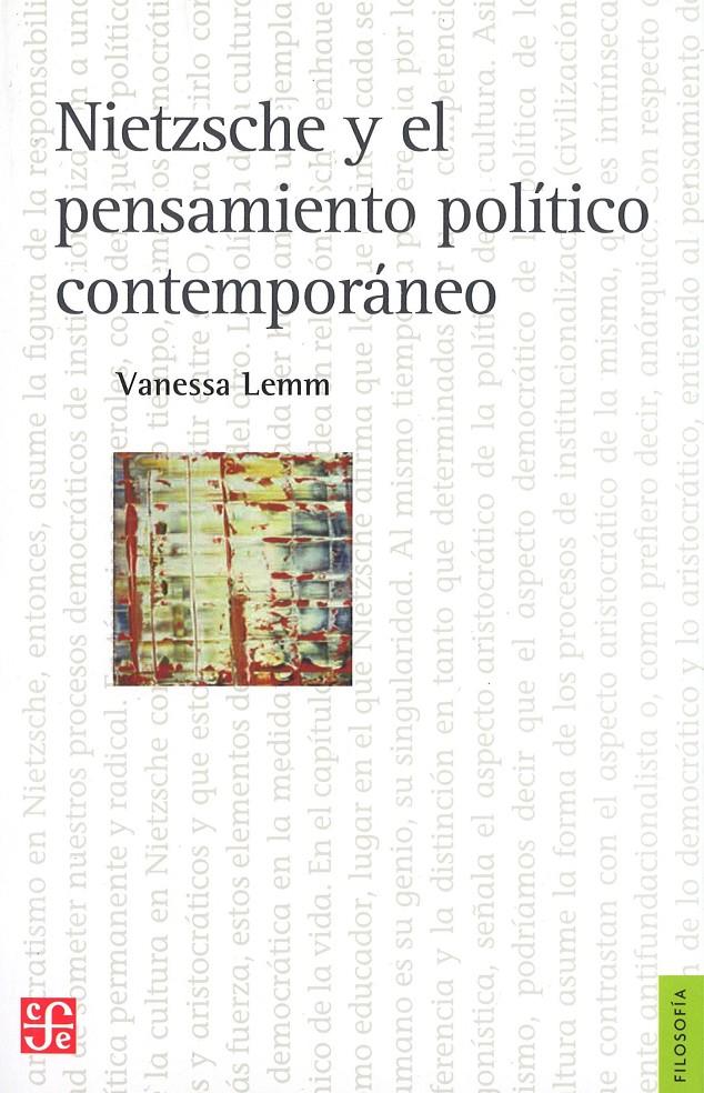 Nietzsche y el pensamiento político contemporáneo | Vanessa Lemm | Cooperativa autogestionària
