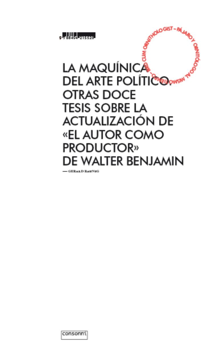 La maquínica del arte político (Edición bilingüen esp/eng) | Raunig, Gerald | Cooperativa autogestionària