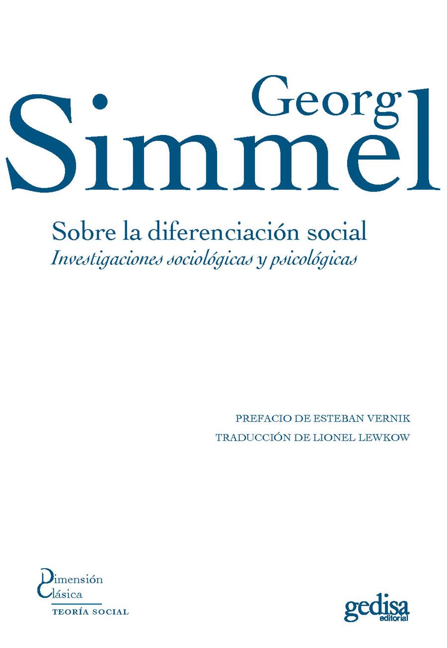 Sobre la diferenciación social | Simmel, Georg | Cooperativa autogestionària