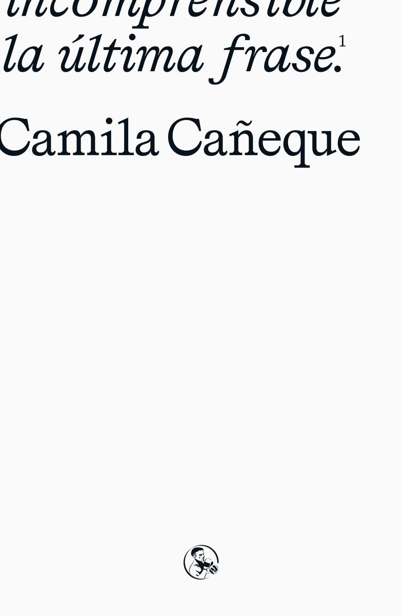 La última frase | Cañeque, Camila | Cooperativa autogestionària