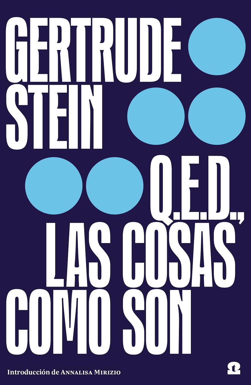 Q.E.D. Las cosas como son | Stein, Gertrude | Cooperativa autogestionària