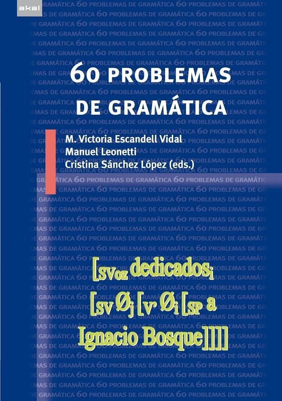 60 problemas de gramática | AAVV | Cooperativa autogestionària