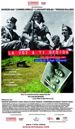 La voz a ti debida | Girón Serrano, Antonio | Cooperativa autogestionària