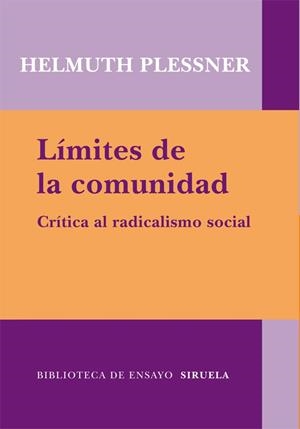 Límites de la comunidad | Plessner, Helmuth | Cooperativa autogestionària