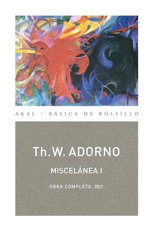 Miscelánea I | Adorno, Th. W | Cooperativa autogestionària