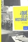 ¿Qué es la historia? | Carr, E.H. | Cooperativa autogestionària