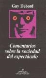 Comentarios sobre la sociedad del espectáculo | Debord, Guy | Cooperativa autogestionària
