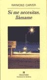 Si me necesitas, llámame | Carver, Raymond | Cooperativa autogestionària