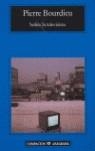 Sobre la televisión | Bourdieu, Pierre | Cooperativa autogestionària