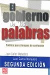 El gobierno de las palabras | Monedero, Juan Carlos | Cooperativa autogestionària