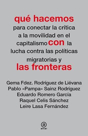 Qué hacemos con las fronteras | Varios autores | Cooperativa autogestionària