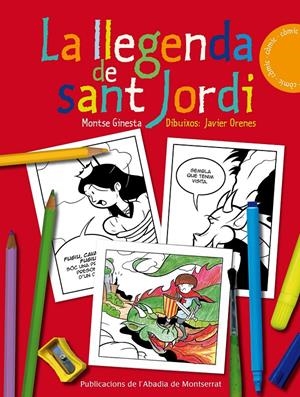La llegenda de Sant Jordi. Quadern per pintar | Ginesta Clavell, Montserrat | Cooperativa autogestionària