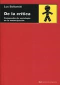 De la crítica | Boltanski, Luc | Cooperativa autogestionària