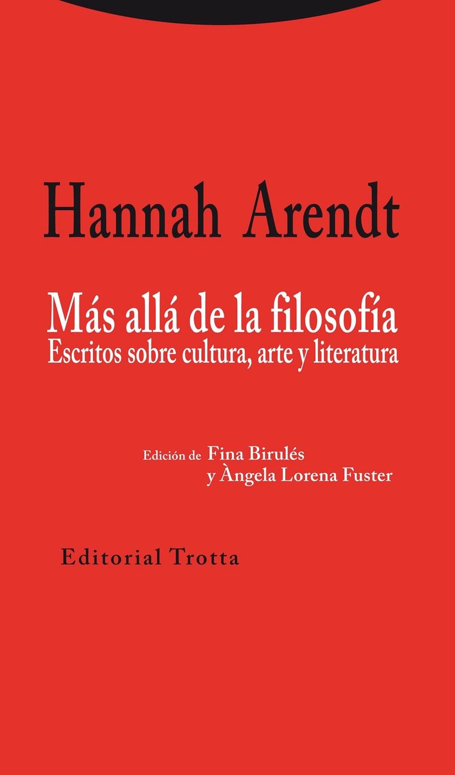 Más allá de la filosofía | Arendt, Hannah | Cooperativa autogestionària