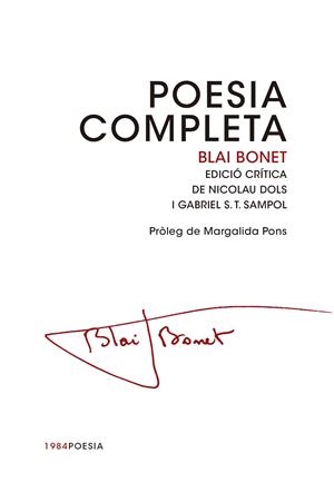 Poesia Completa | Bonet, Blai | Cooperativa autogestionària