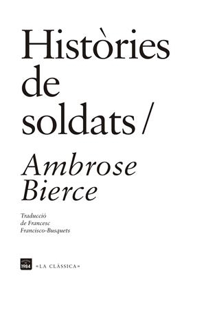 Històries de soldats | Bierce, Ambrose | Cooperativa autogestionària