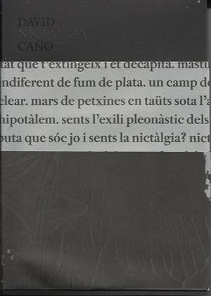 Nictàlgia | Caño, David | Cooperativa autogestionària