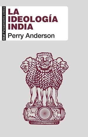 La ideología india | Anderson, Perry | Cooperativa autogestionària