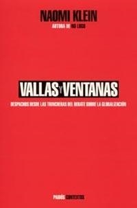 Vallas y ventanas | Klein, Naomi | Cooperativa autogestionària