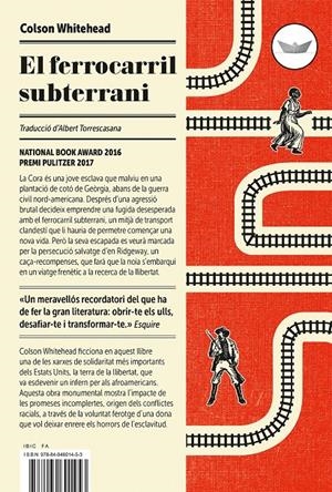 El ferrocarril subterrani | Whitehead, Colson | Cooperativa autogestionària