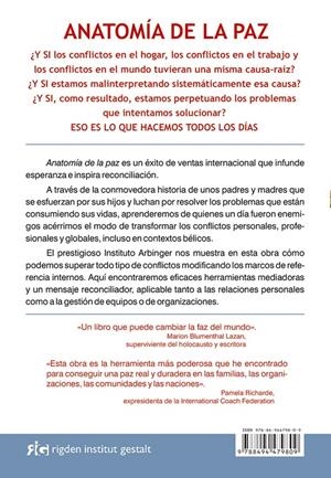 Anatomía de la paz | The Arbinger Institute | Cooperativa autogestionària