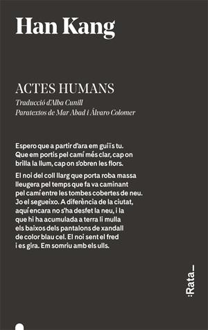 Actes humans | Han Kang | Cooperativa autogestionària