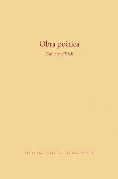 Obra poètica | Guillem d'Efak | Cooperativa autogestionària