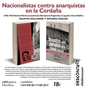 Nacionalistas contra anarquistas en la Cerdaña | Agustín Guillamón y Antonio Gascón | Cooperativa autogestionària