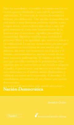 Nación democrática | Öcalan, Abdulah | Cooperativa autogestionària