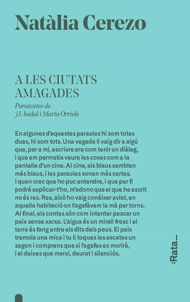 A les ciutats amagades | Cerezo, Natàlia | Cooperativa autogestionària