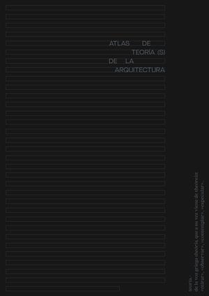 Atlas de teoría(s) de la arquitectura | Rodrigo de la O Cabrera, Manuel | Cooperativa autogestionària