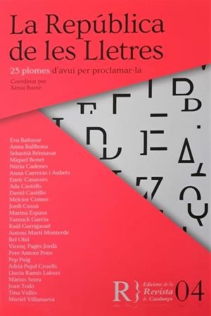 La República de les Lletres | DD.AA coord. Bussé, Xènia | Cooperativa autogestionària