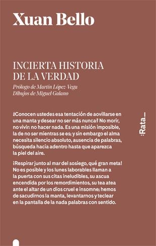 Incierta historia de la verdad | Bello, Xuan | Cooperativa autogestionària