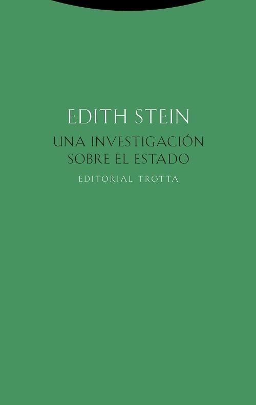 Una investigación sobre el Estado | Stein, Edith | Cooperativa autogestionària