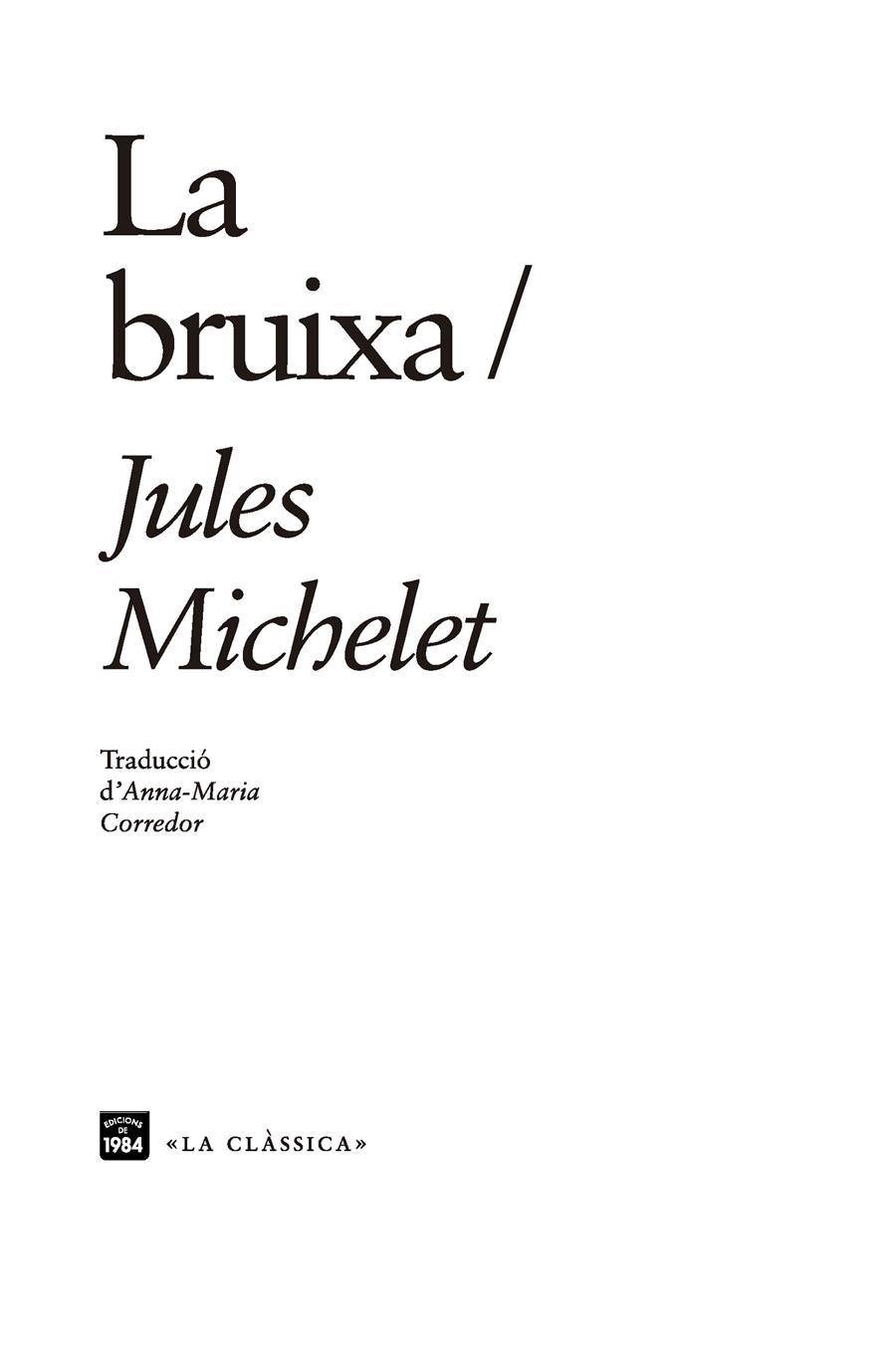 La bruixa | Michelet, Jules