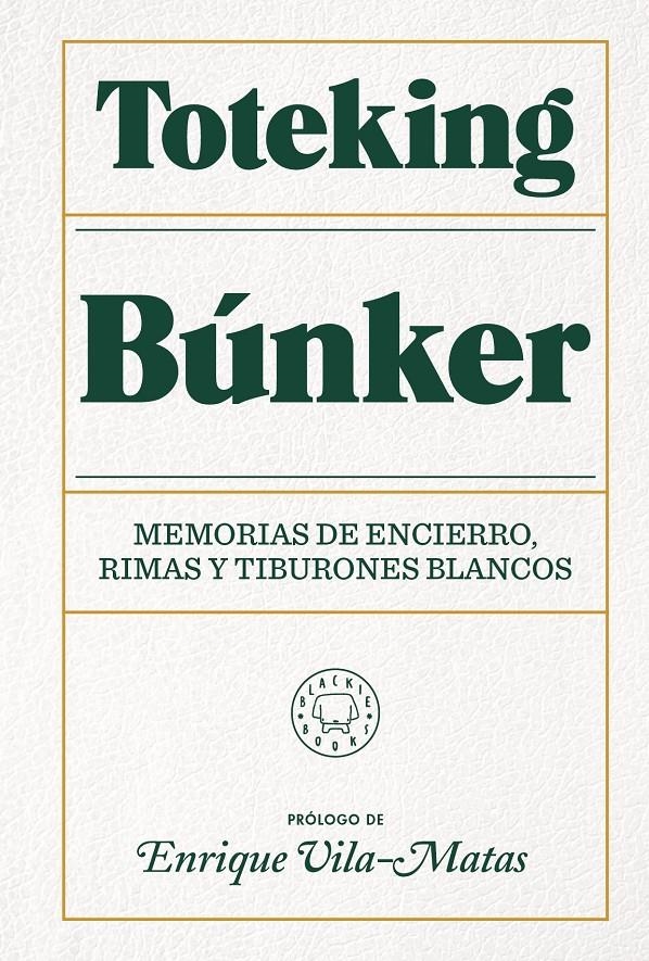 Búnker (Edición limitada con cubierta de piel) | Toteking | Cooperativa autogestionària