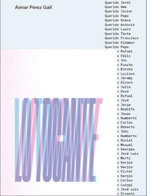 Lo tocante | Pérez Galí, Aimar/Arriola Olabarria, Aimar/Adam Bernad, Roger | Cooperativa autogestionària