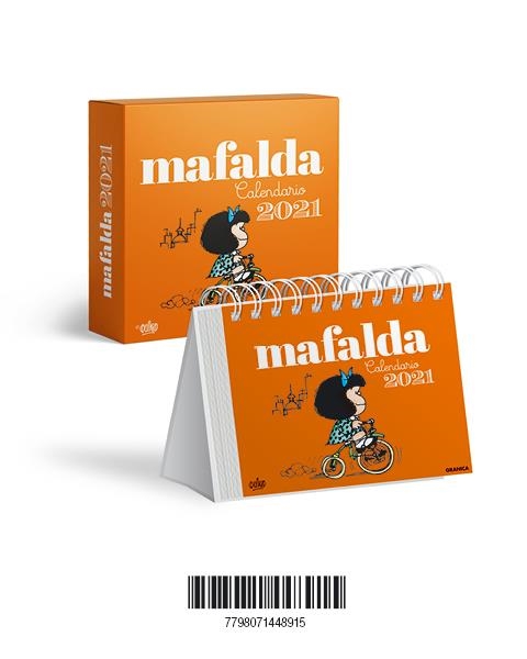 CALENDARIO 2021 MAFALDA CAJA- ANARANJADO | Cooperativa autogestionària