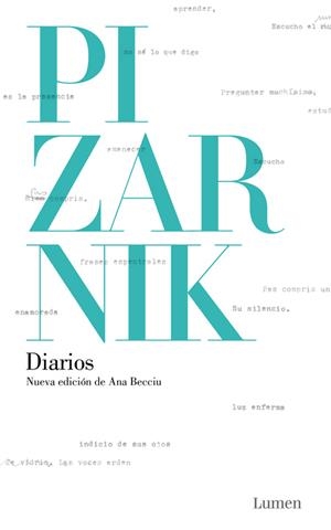 Diarios (nueva edición de Ana Becciu) | Pizarnik, Alejandra