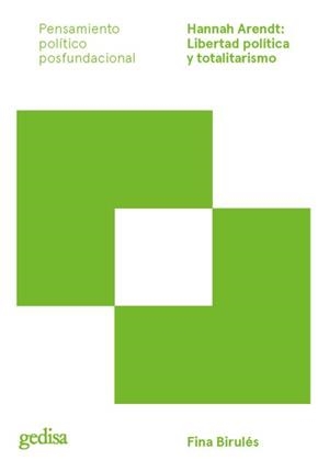 Hannah Arendt: libertad política y totalitarismo | Birulés, Fina | Cooperativa autogestionària