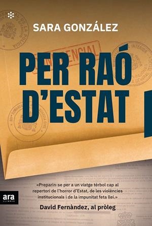 Per raó d'Estat | González Muñoz, Sara | Cooperativa autogestionària