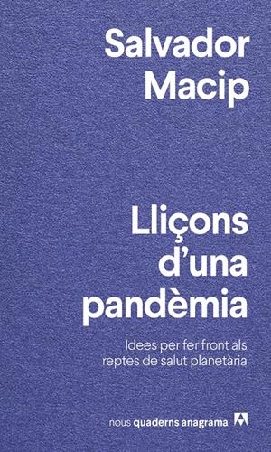 Lliçons d'una pandèmia | Macip, Salvador | Cooperativa autogestionària