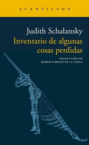 Inventario de algunas cosas perdidas | Schalansky, Judith