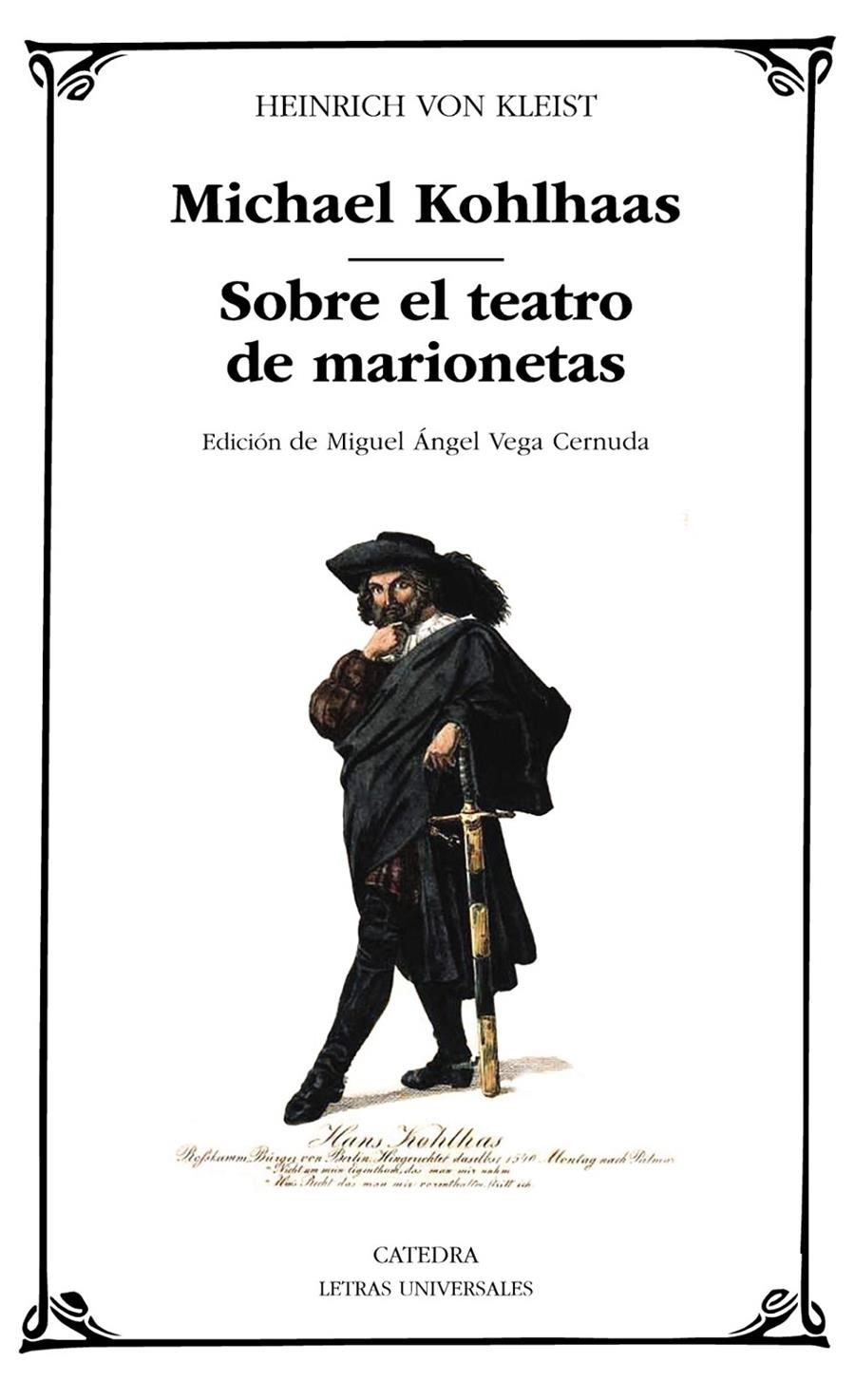Michael Kohlhaas; Sobre el teatro  de marionetas | Von Kleist, Heinrich | Cooperativa autogestionària