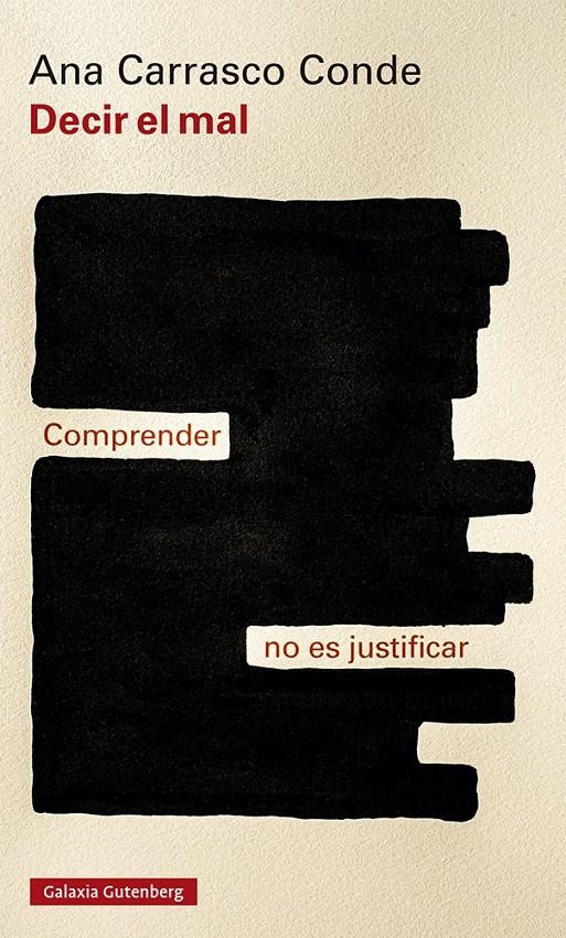 Decir el mal | Carrasco-Conde, Ana | Cooperativa autogestionària