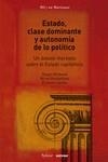 Estado, clase dominante y autonomía de lo político | Laclau, Ernesto/Miliband, Ralph/Poulantzas, Nicos | Cooperativa autogestionària